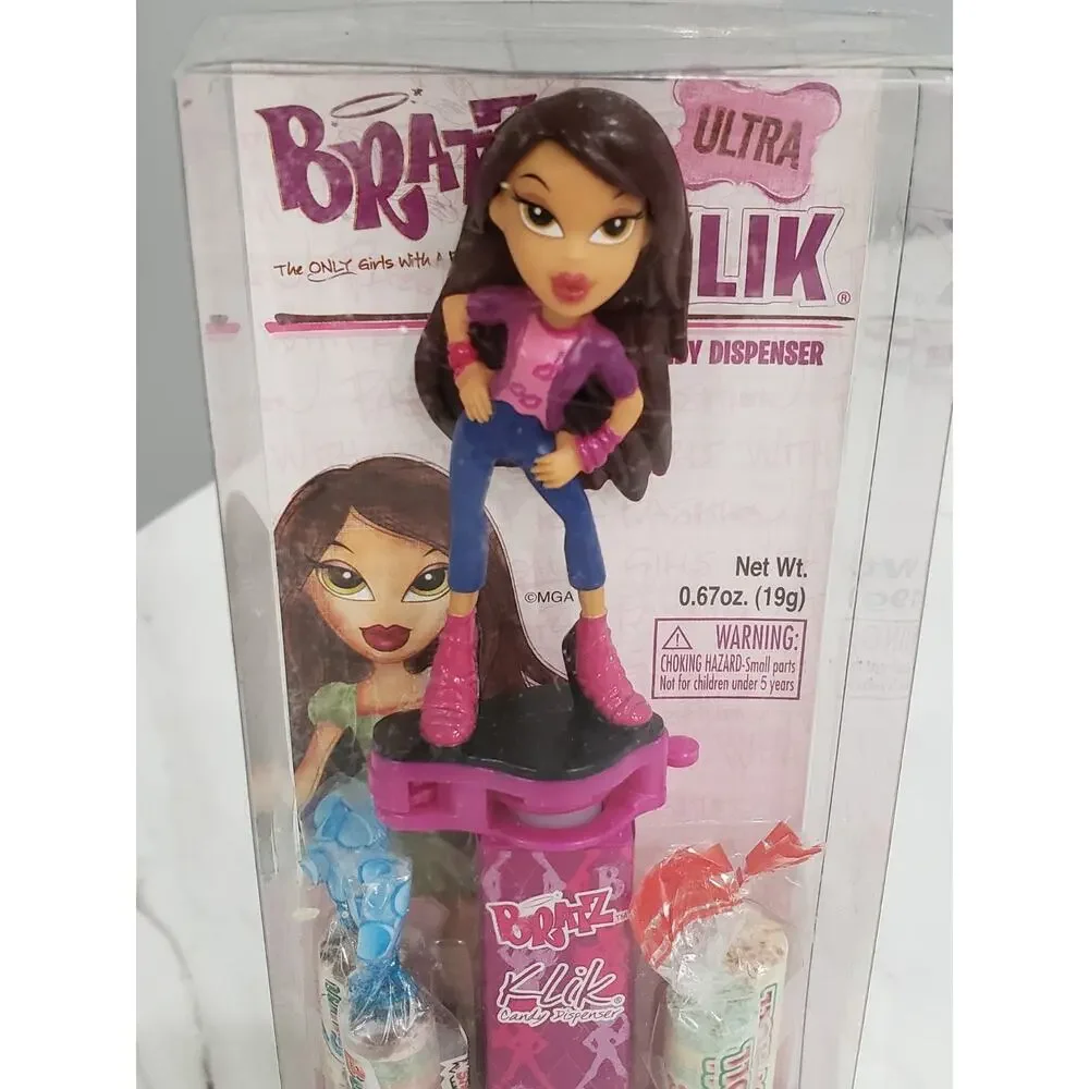 Vintage KLIK‎ Candy Dispenser Discontinued Retired RARE BRAT - SASHA
